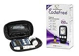 Codefree Kit SD - Medidor de glucosa en sangre, incluye tiras, lancetas y estuche