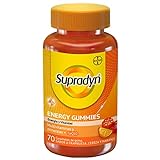 Supradyn Energy Gummies Adultos Multivitaminas con Vitaminas, Minerales y Coenzima Q10, 70 Caramelos de Goma