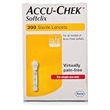Accu-Chek Softclix - Lancetas estériles (1 x 200, sin dolor)