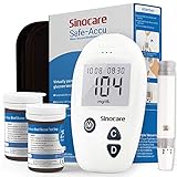 kit de Safe Accu control Glucosa en sangre de la diabetes, Pack 50 tiras para diabéticos-en mg/dL